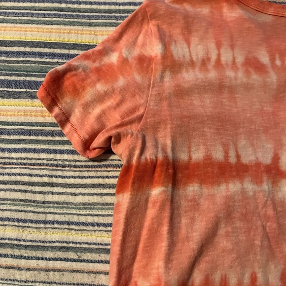 Aerie Pink Tie Front Short Sleeve T-Shirt - Picture 7 of 13